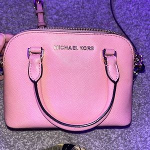 Authentic Michael Kors small baby pink bag
